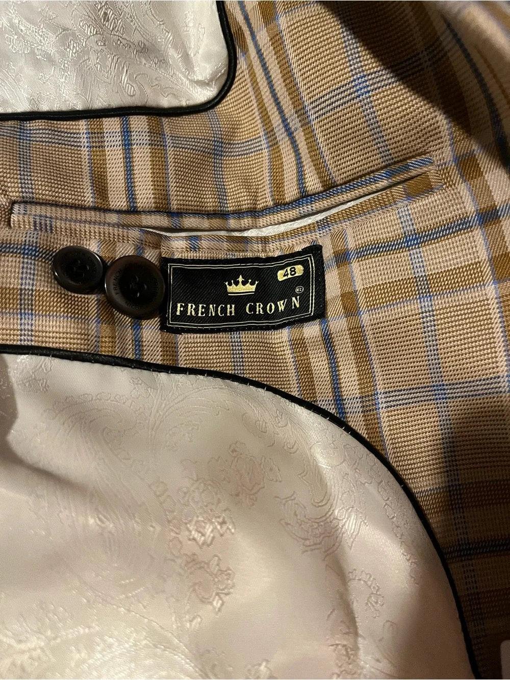 French Crown Men’s Size 48 Blazer